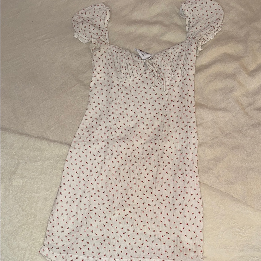 Princess Polly White and Red Mini Dress